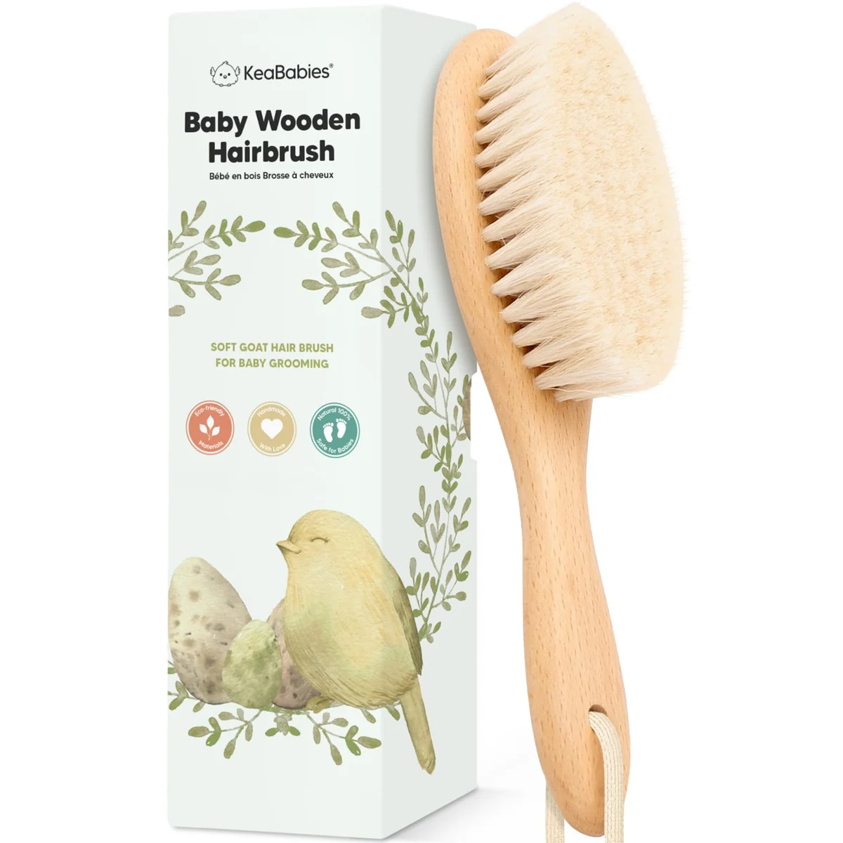 Wooden Baby Hair Brush
